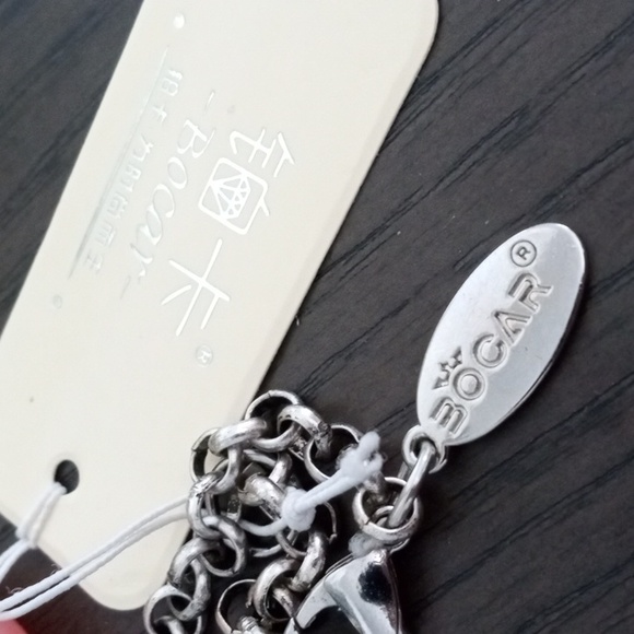 NWT Bocar. Silver Tone . Mix Materials Colorful Long Necklace. - Picture 12 of 14